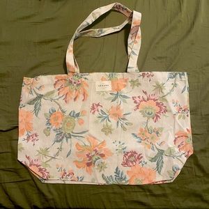 Sezane limited edition floral tote bag